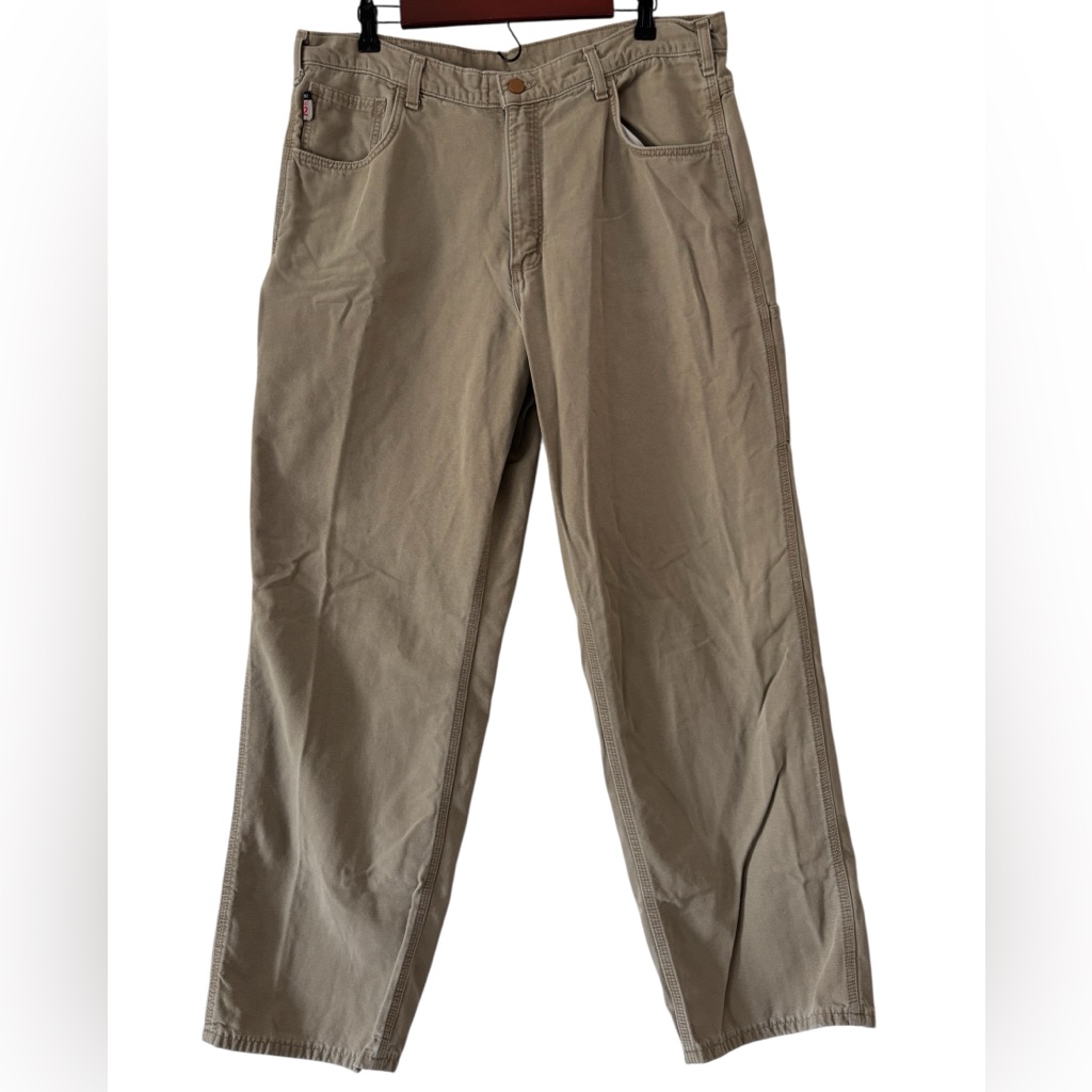 Carhartt Original Fit Cat2 Flame Resistant Khaki Utility Pants Cargo Pants
